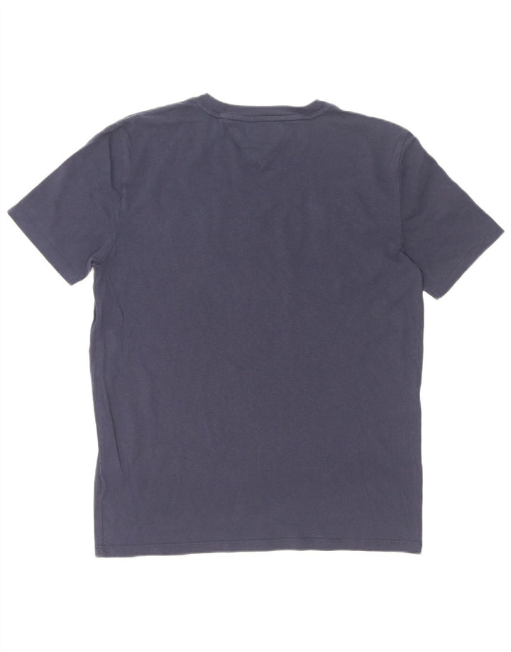 T-shirt grafica da uomo Tommy Hilfiger Top medio blu navy