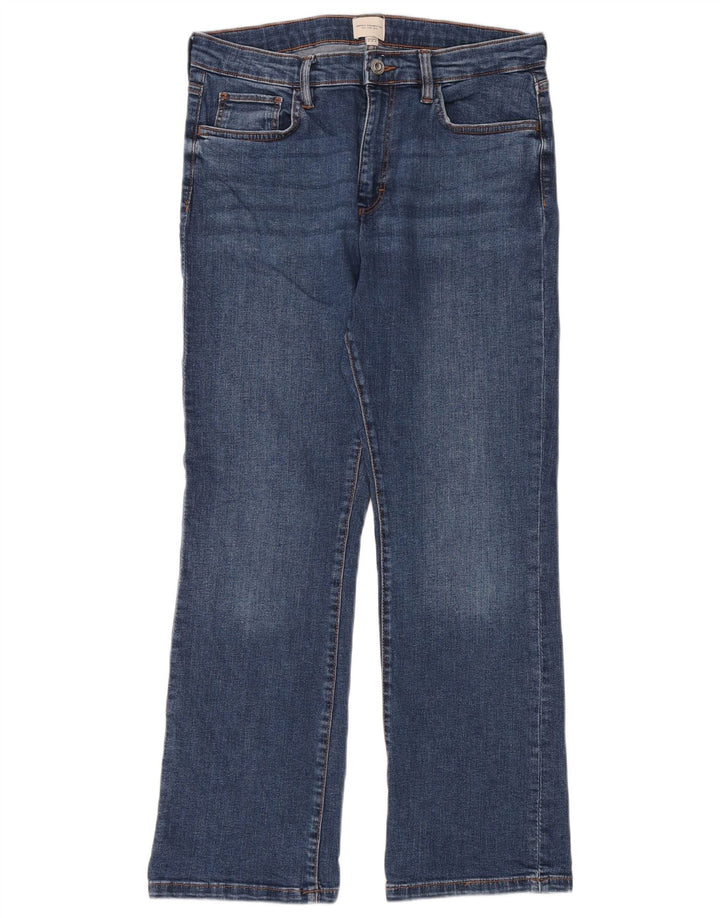 Jeans dritti da donna French Connection UK 12 medio W32 L30 blu