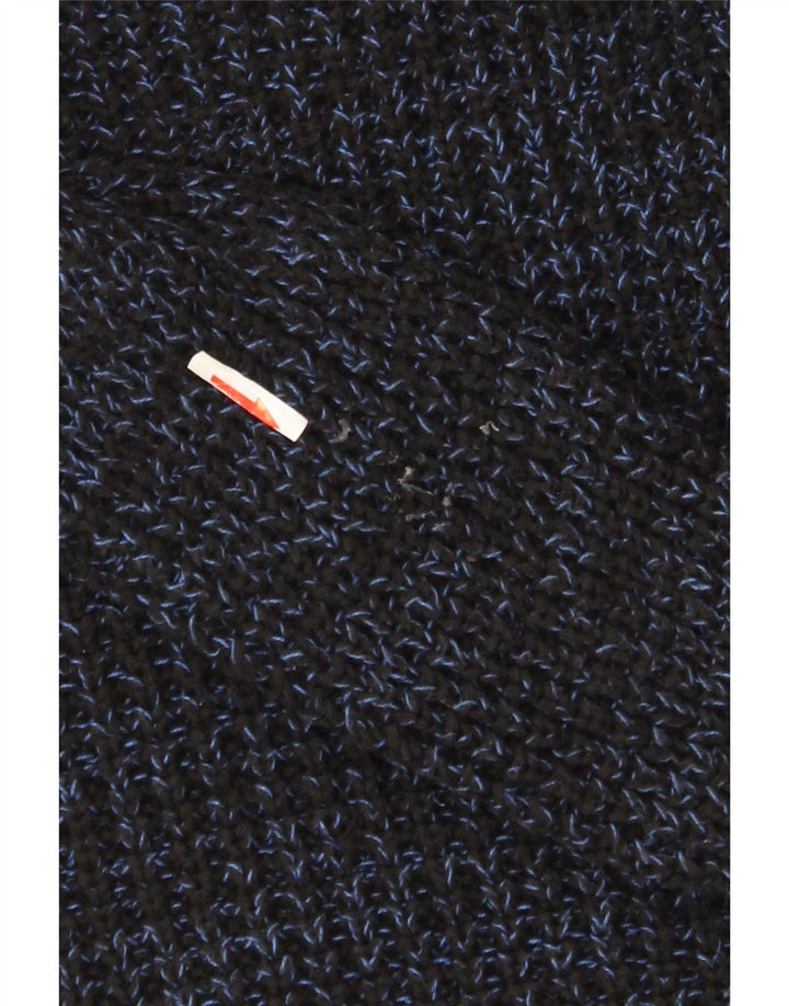 Maglione girocollo da uomo Cos piccolo in cotone screziato blu navy