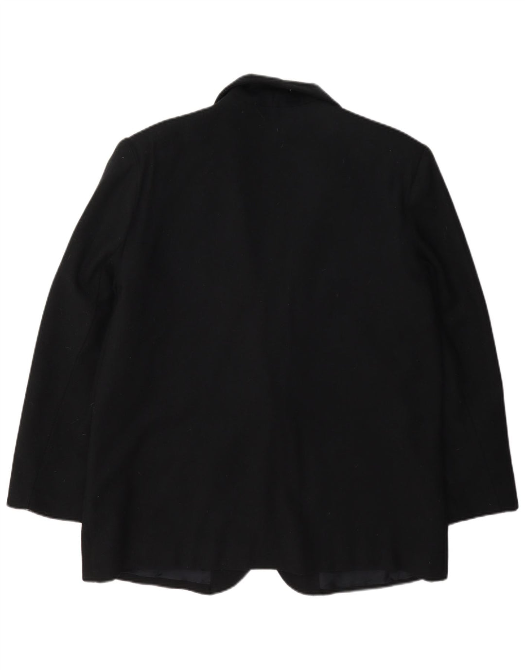 Giacca blazer da donna a 1 bottone Sag Harbour UK 14 grande lana nera