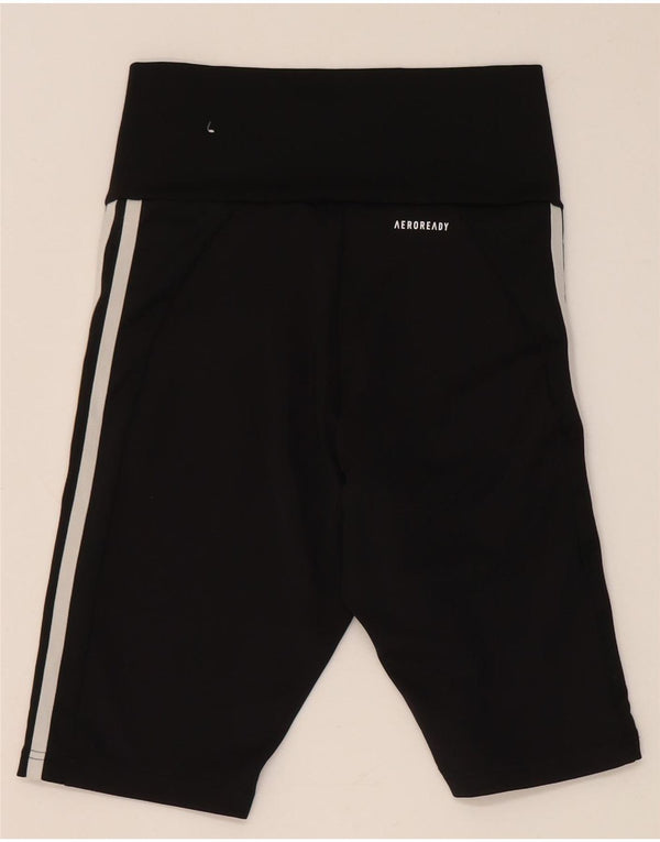 Pantaloncini sportivi Adidas da donna UK 4/6 XS poliestere nero