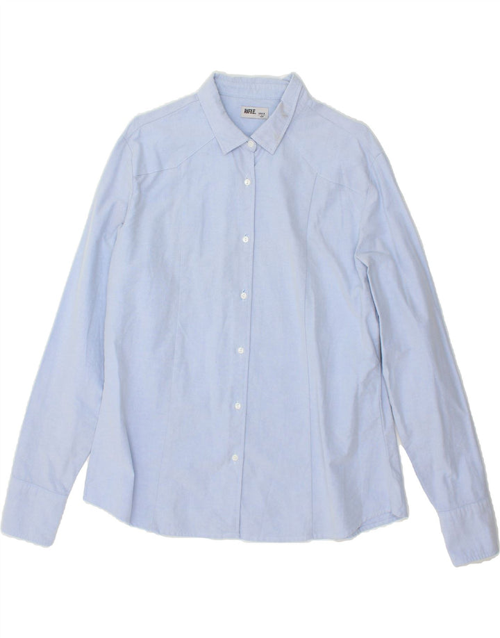 RIFLE Womens Shirt UK 20 2XL Blue Cotton Vintage Rifle and Second-Hand Rifle from Messina Hembry 