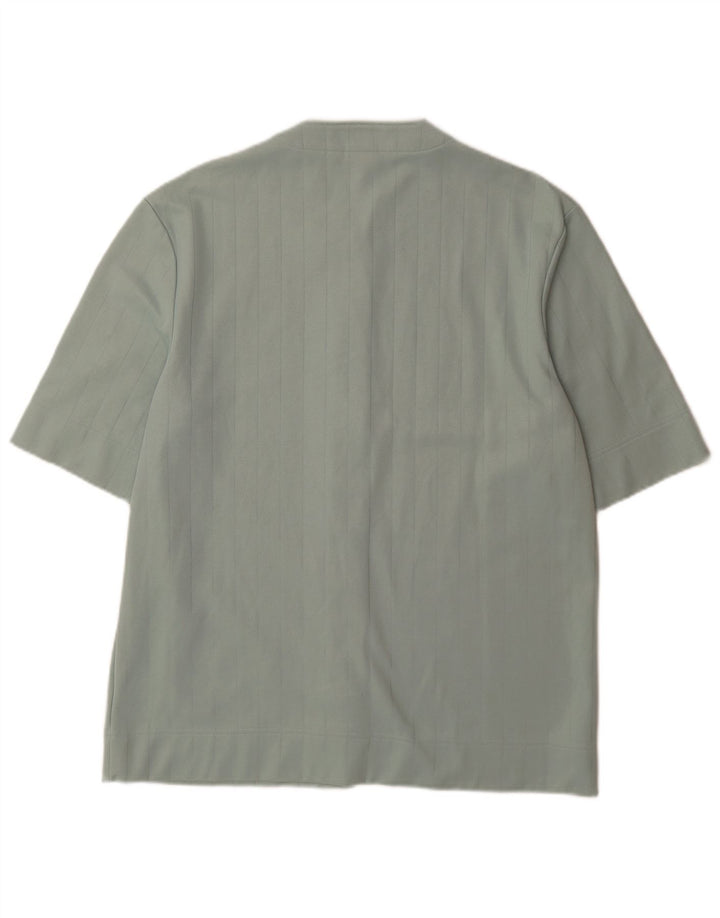 Camicia a maniche corte da donna ADIDAS UK 14 Cotone verde medio