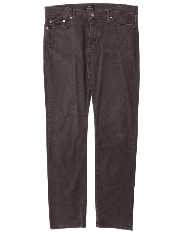 Pantaloni casual dritti da uomo Harmont & Blaine IT 52 XL W38 L35 Cotone grigio