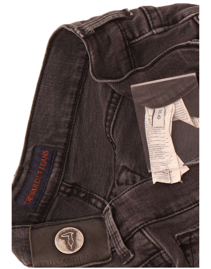 Jeans Straight Uomo Trussardi W35 L30 Cotone Grigio