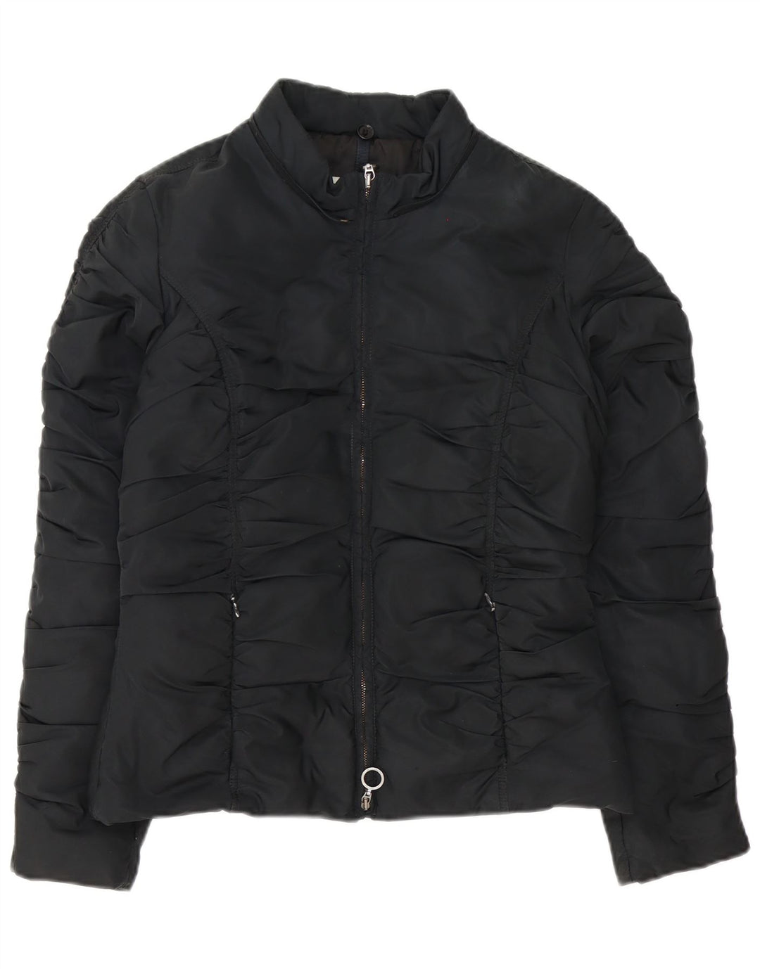 Moncler Donna Giacca imbottita Taglia 2 Medio Nero Poliestere