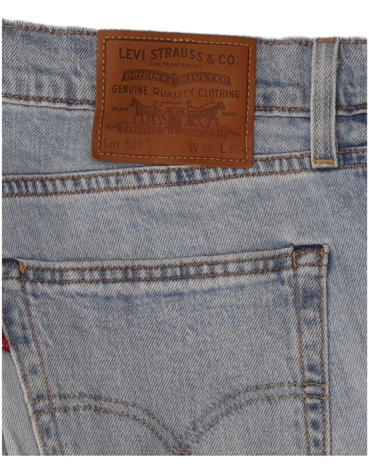 LEVI'S Jeans 511 slim da uomo W34 L32 Blu