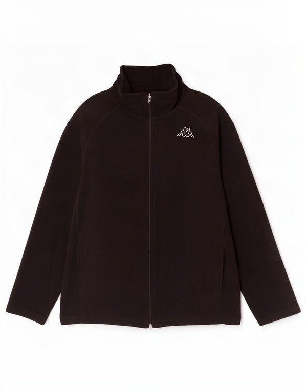Giacca in pile da uomo Kappa UK 42 XL poliestere nero