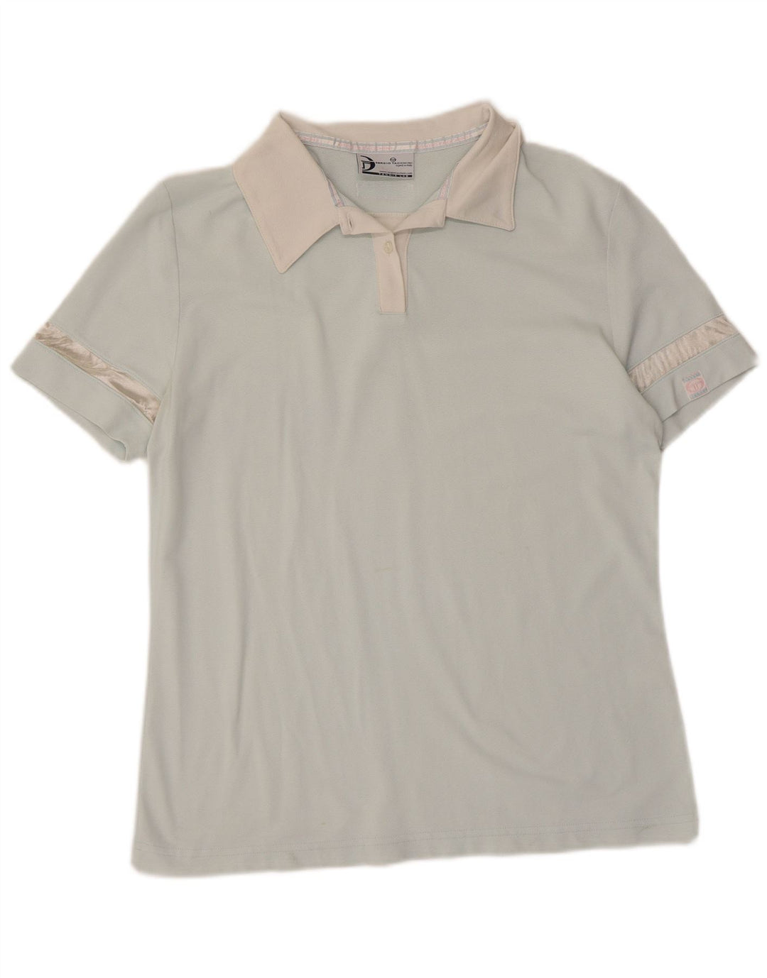 Polo da donna SERGIO TACCHINI UK 14 Large Blu Poliammide