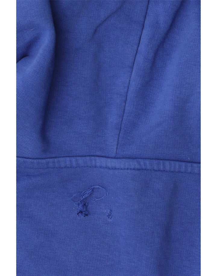 Maglione con cappuccio grafico da donna CHAMPION UK 16 grande blu