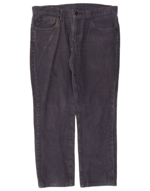 Pantaloni Levi's da uomo 511 slim in velluto a coste W32 L26 cotone blu navy