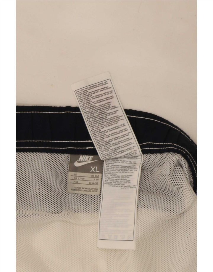 Short da nuoto Nike da uomo XL Colore bianco a blocchi in poliestere