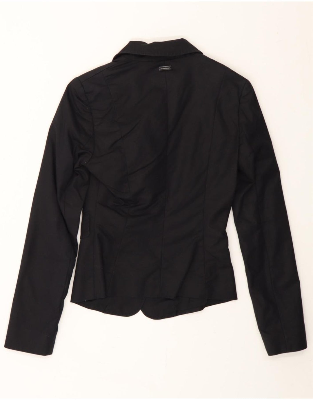 PENNY BLACK Womens 2 Button Blazer Jacket UK 6 XS  Black Cotton