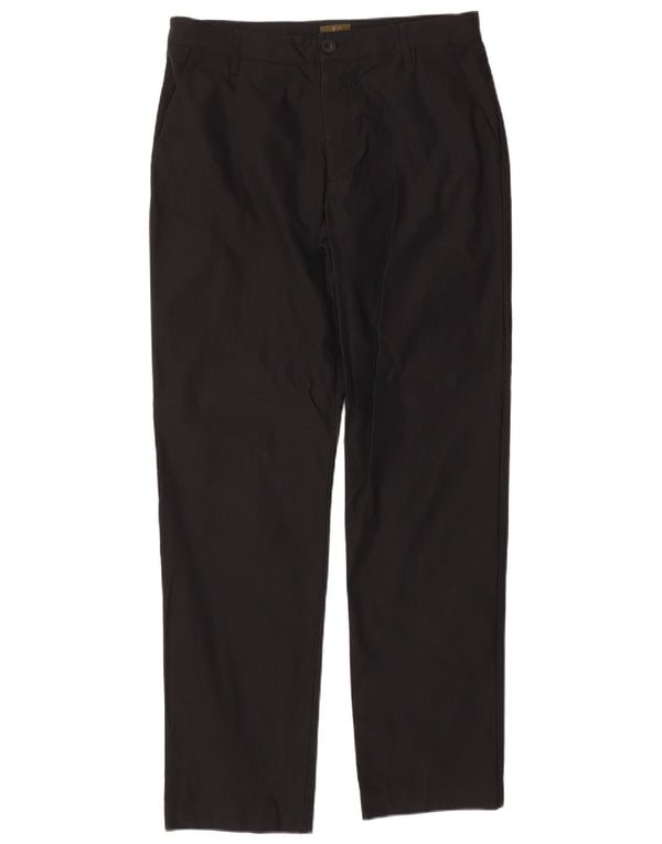 Pantaloni chino dritti kaki da uomo Calvin Klein W34 L33 cotone nero
