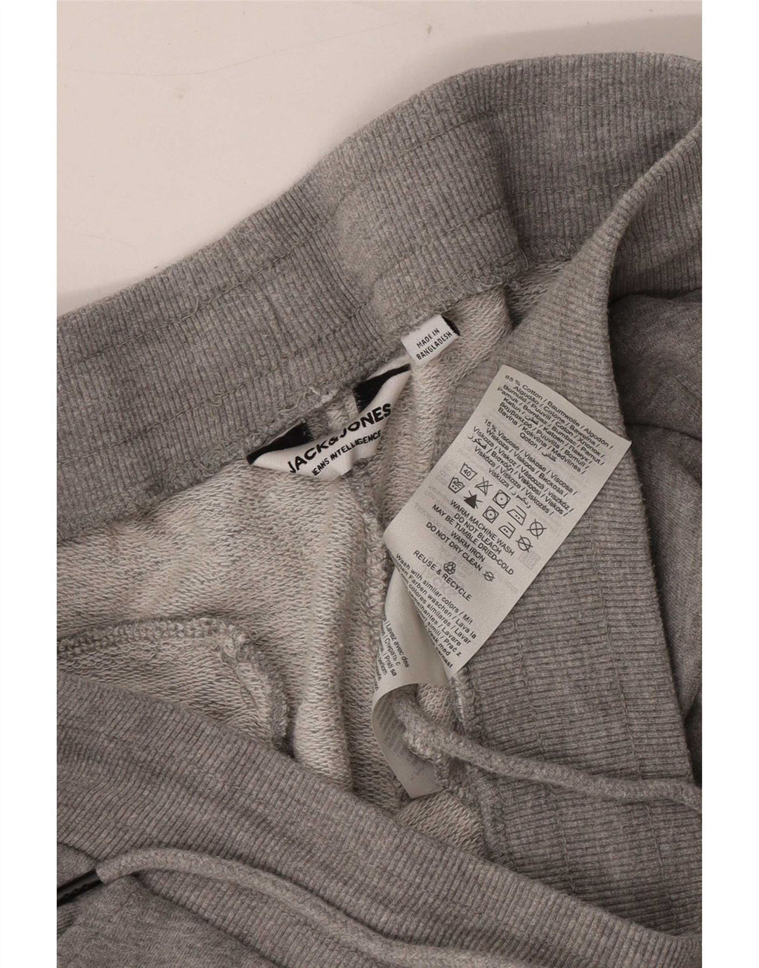 Jack & Jones Pantaloni da tuta da uomo Joggers Cotone chiazzato grigio medio