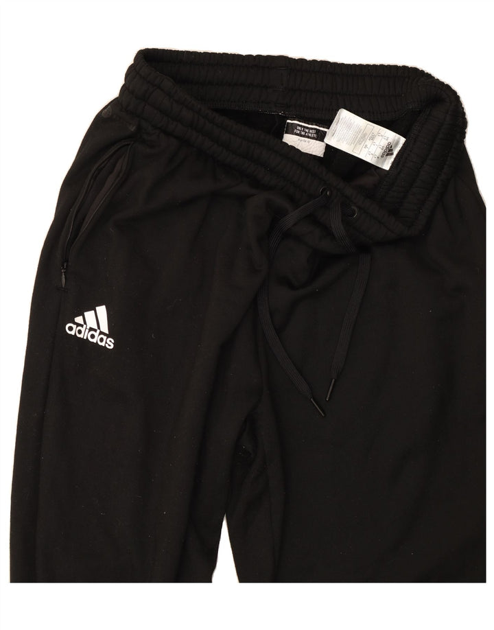 ADIDAS Mens Tracksuit Trousers Large  Black Polyester Vintage Adidas and Second-Hand Adidas from Messina Hembry 
