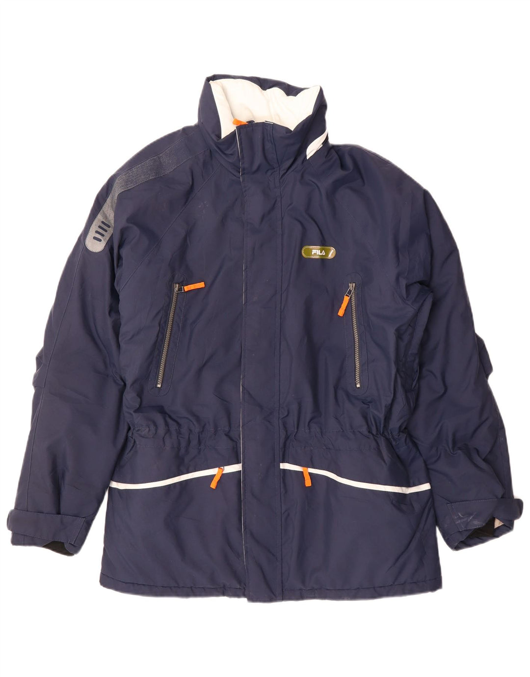 Giacca da sci da uomo Fila Large in poliestere blu navy
