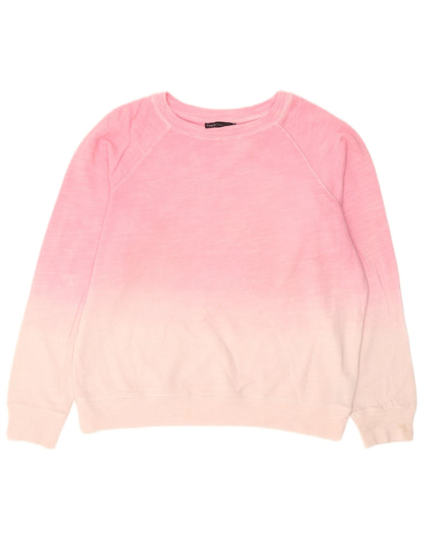 Felpa da donna Marks & Spencer UK 14 Large Pink Colourblock