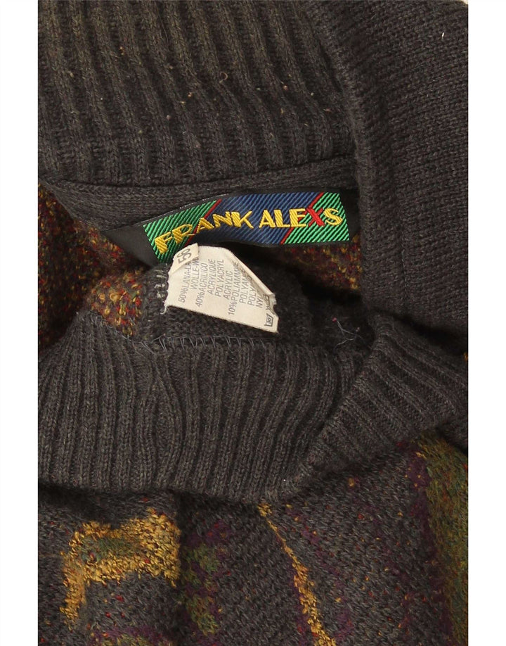 Maglione cardigan da uomo Frank Alexs IT 56 2XL multicolore geometrico