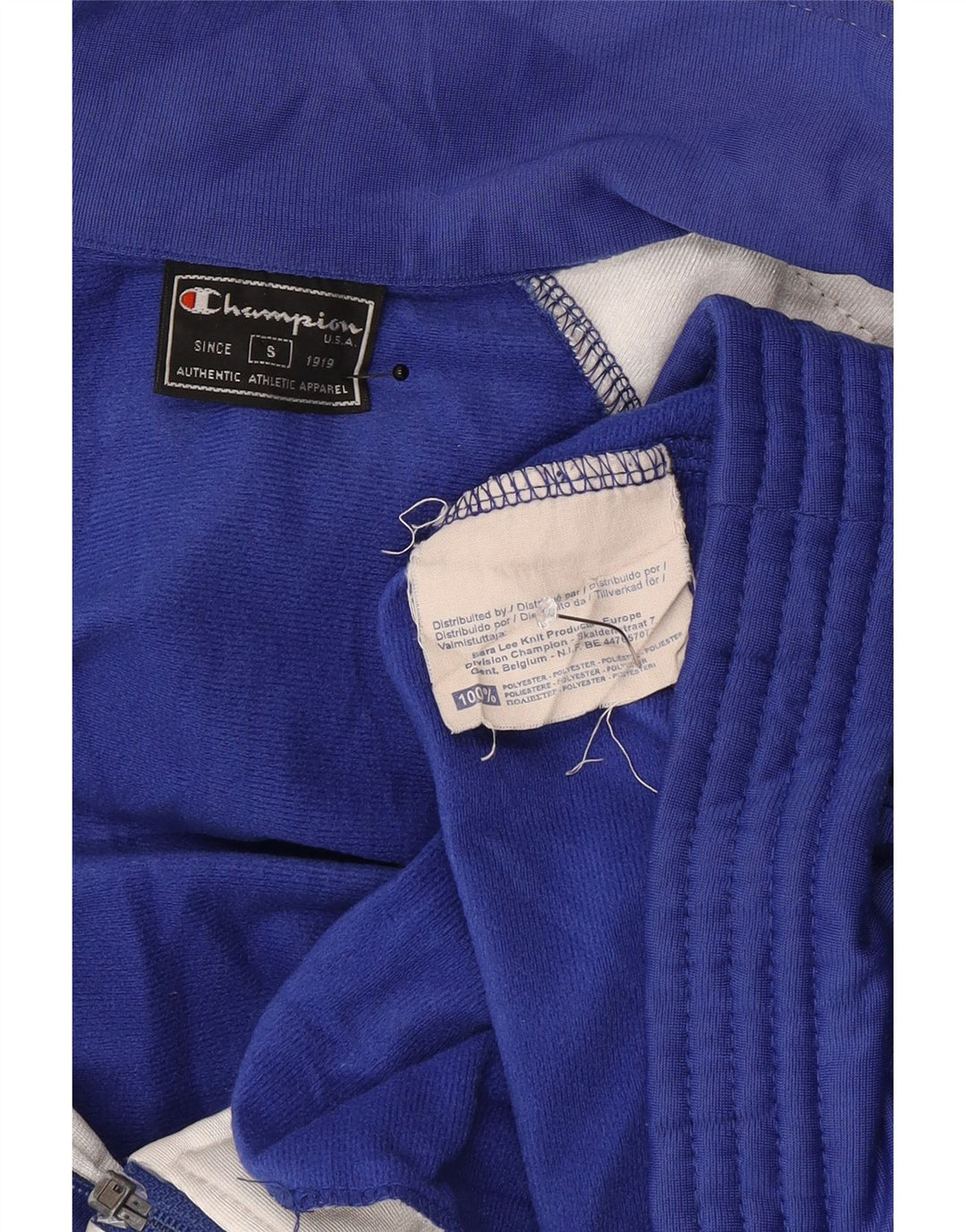 Giacca da tuta grafica da uomo vestibilità ampia Champion Small Blue Colourblock