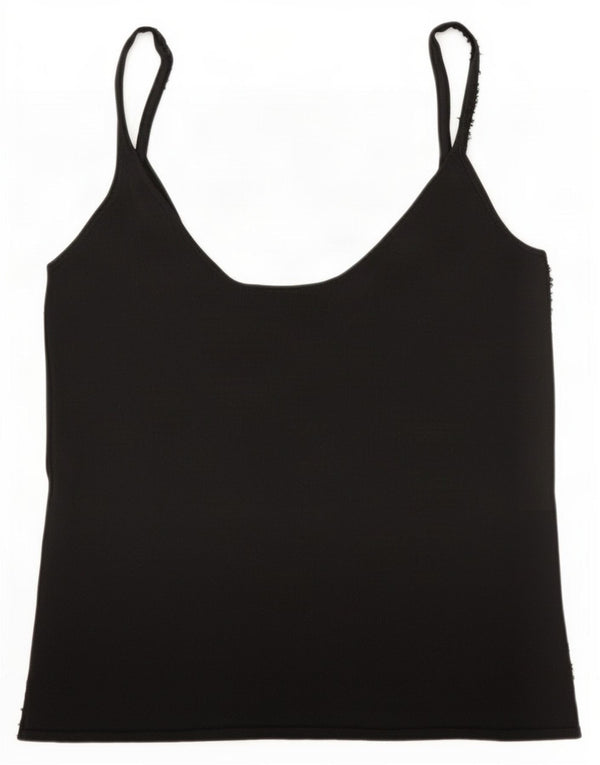 Canotta da donna Zara UK 14 grande in rayon nero