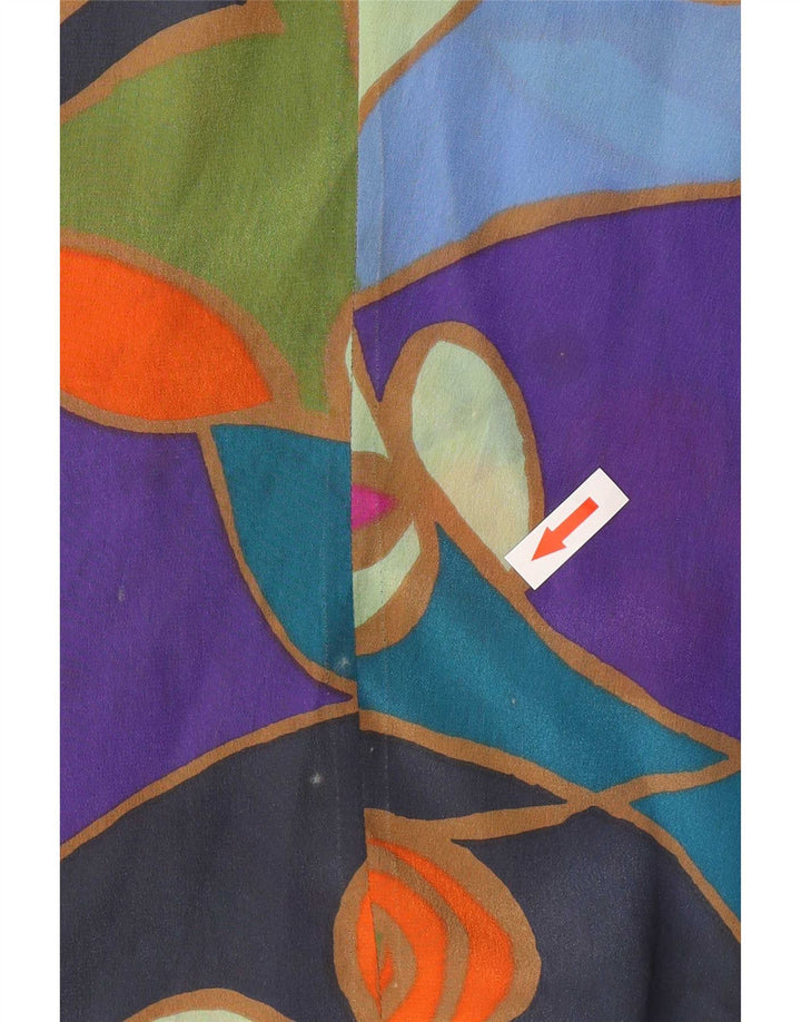 Camicia a maniche corte da donna Elite IT 46 Large Acetato multicolore