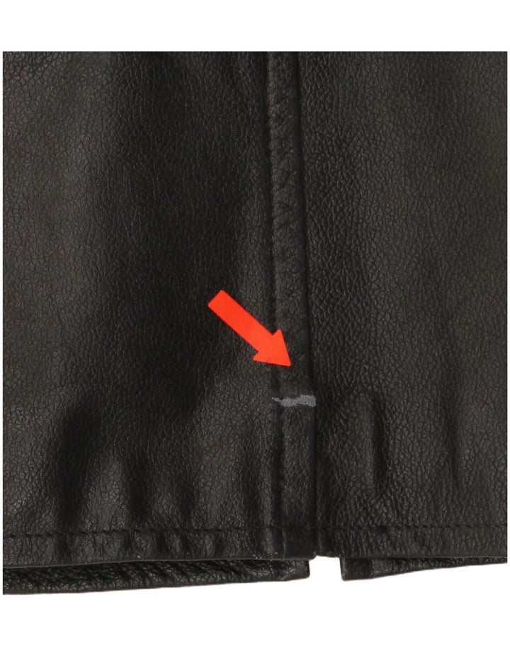 Giacca in pelle da uomo 4 You UK 38 Pelle nera media