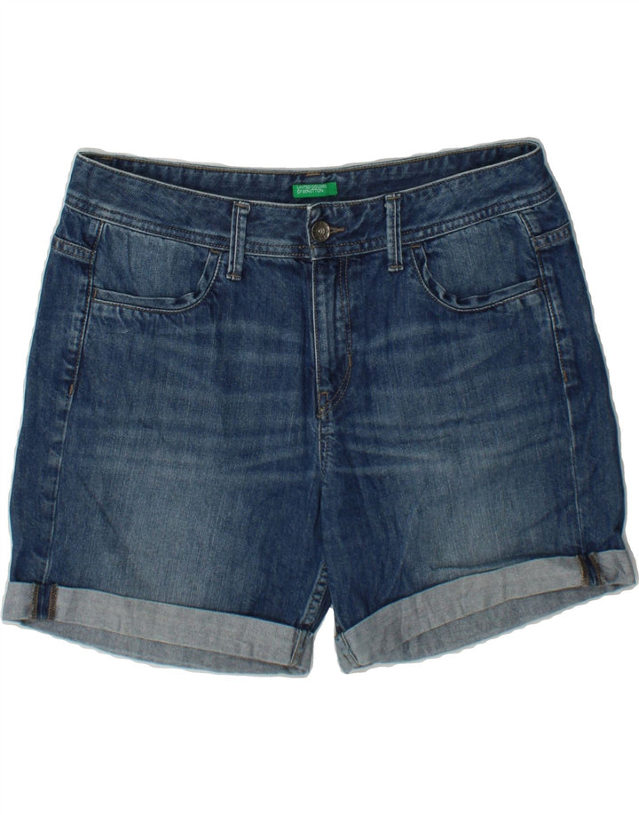 BENETTON Womens Denim Shorts W31 Medium Blue Cotton Vintage Benetton and Second-Hand Benetton from Messina Hembry 