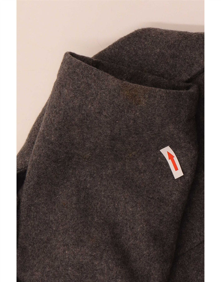 Cappotto da marinaio da uomo John Rocha UK 38 Lana grigio medio