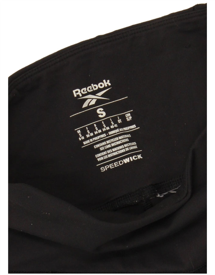 Leggings REEBOK da donna UK 8/10 piccoli neri