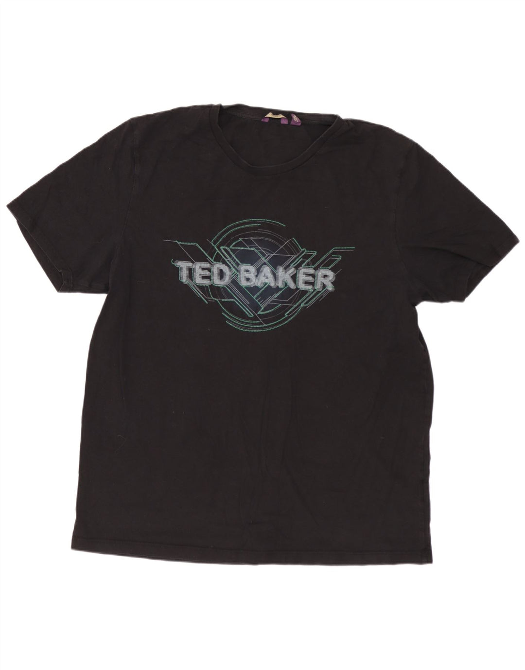 T-shirt grafica da uomo TED BAKER taglia superiore 6 2XL nera