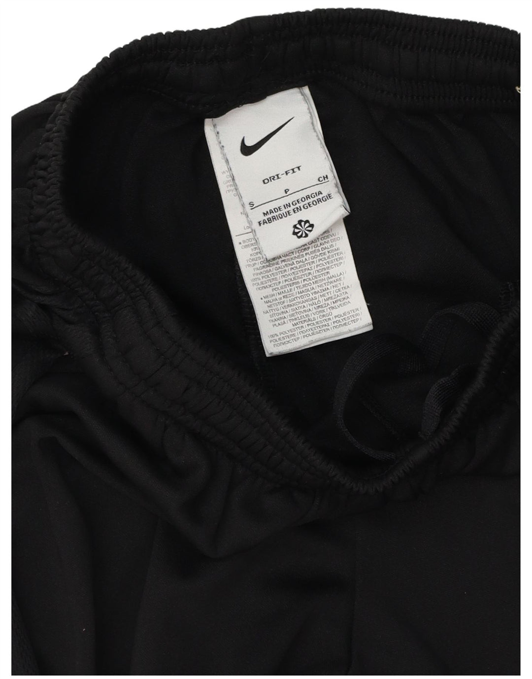 Pantaloni da tuta Nike Dri Fit da donna UK 10 Small Nero Poliestere