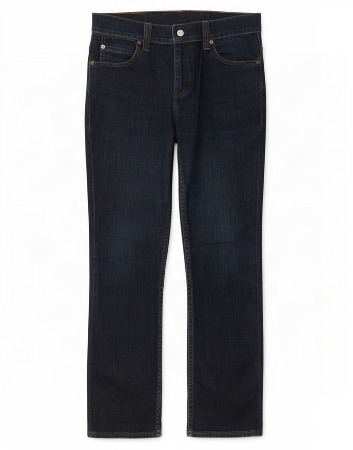Levi's Uomo 511 Slim Jeans W33 L32 Blu Navy Cotone