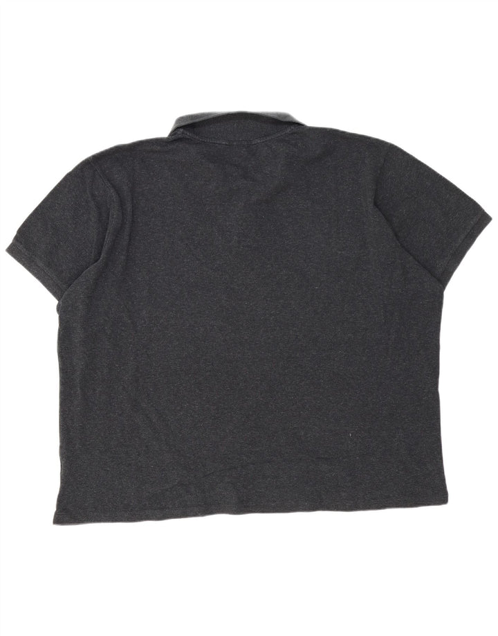 Polo Lacoste da uomo vestibilità classica taglia 8 3XL cotone grigio