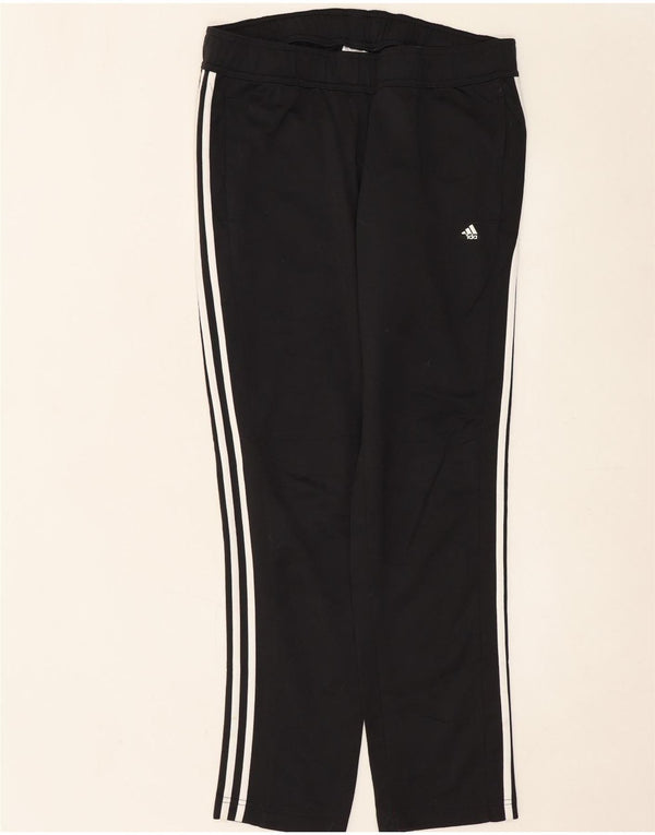 Pantaloni da tuta da donna Adidas UK 12/14 Medium Nero Poliestere