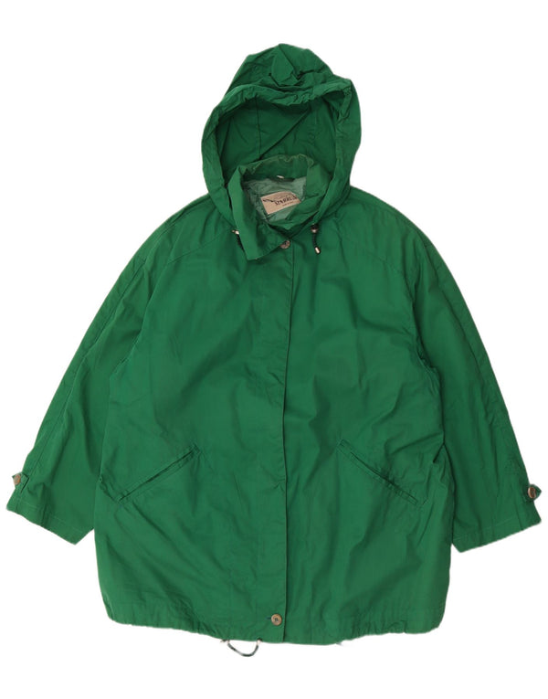 Giacca a vento oversize con cappuccio da donna Mabrun IT 44 Verde medio