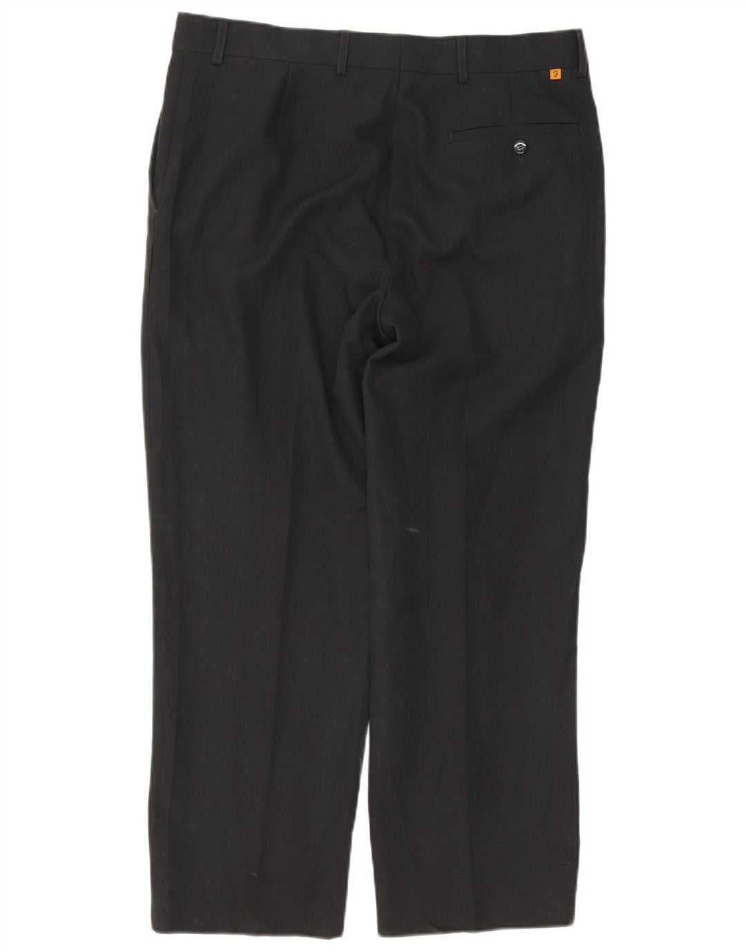 Pantaloni da abito dritti da uomo FARAH W36 L28 poliestere nero