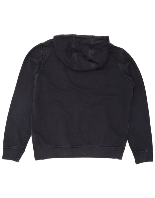 Felpa con cappuccio da uomo Nike Large in cotone blu navy