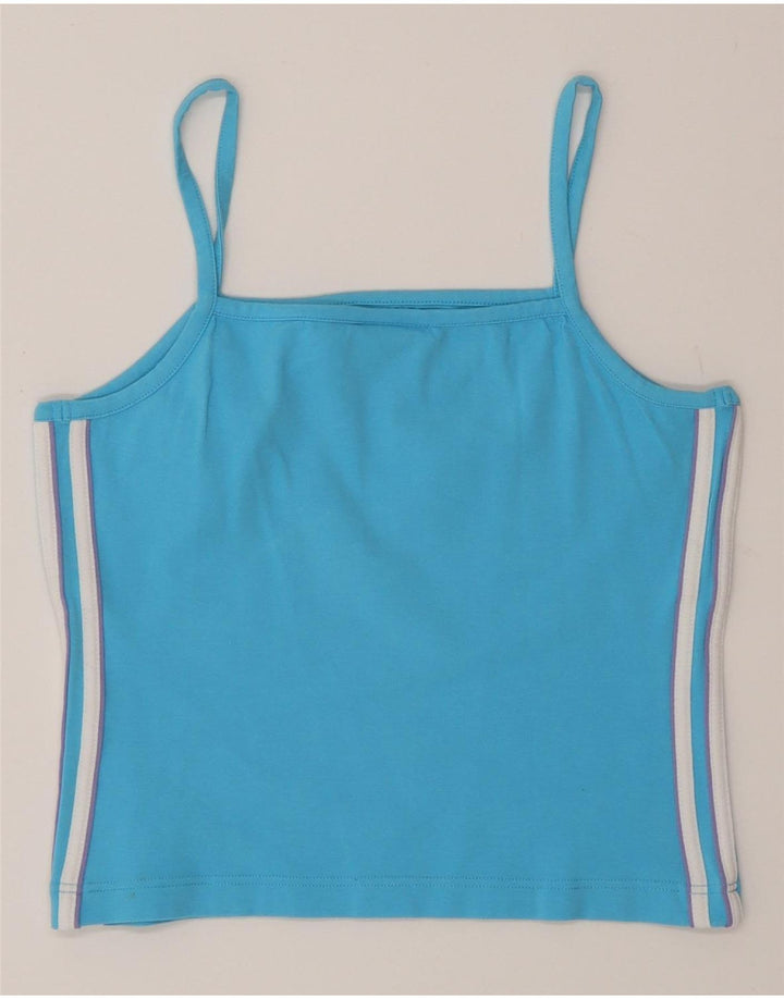 Top corto Adidas da donna Cami Top UK 12 Blu medio