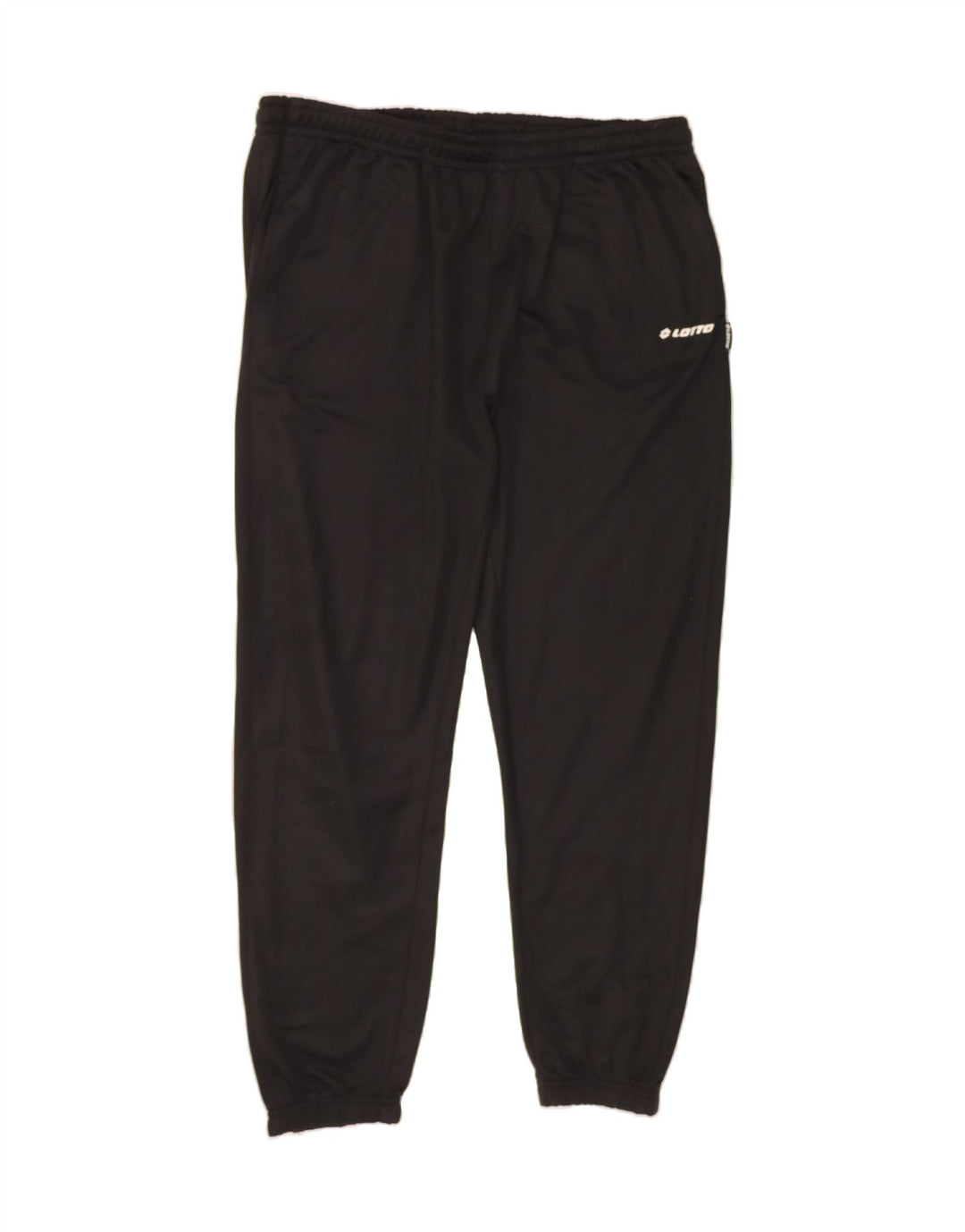 LOTTO Mens Tracksuit Trousers Joggers 2XL Black Polyester Vintage Lotto and Second-Hand Lotto from Messina Hembry 