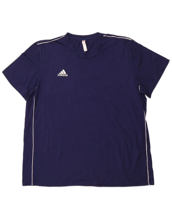 T-shirt da uomo ADIDAS Top 2XL cotone blu navy