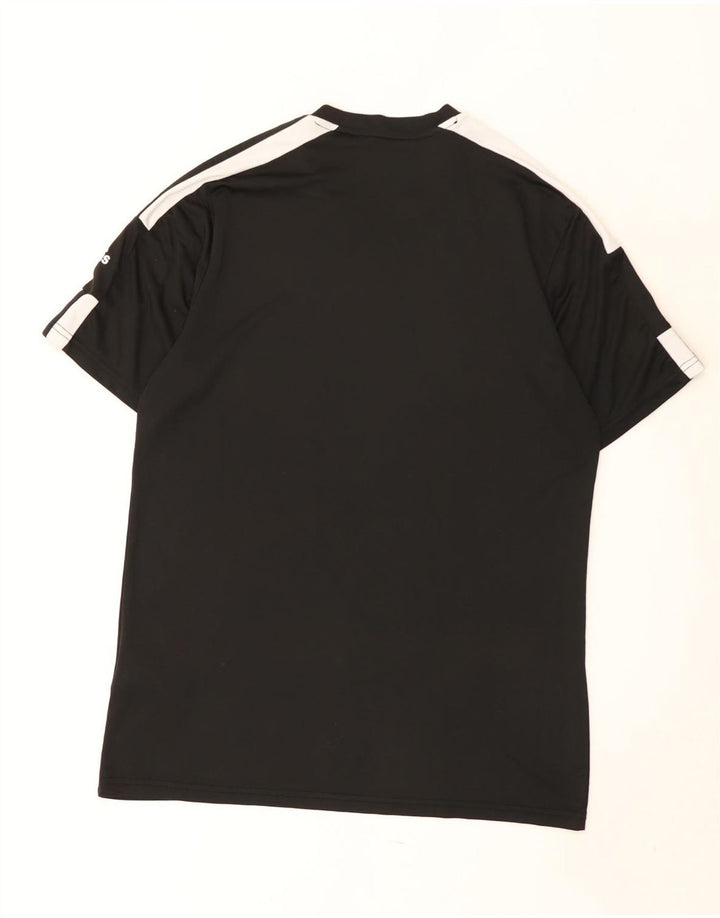 T-shirt ADIDAS da uomo Aeroready, grande, in poliestere color block nero