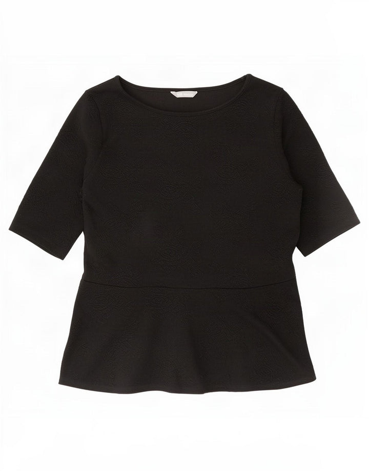 Camicetta da donna Marks & Spencer Top UK 10 Small Poliestere nero