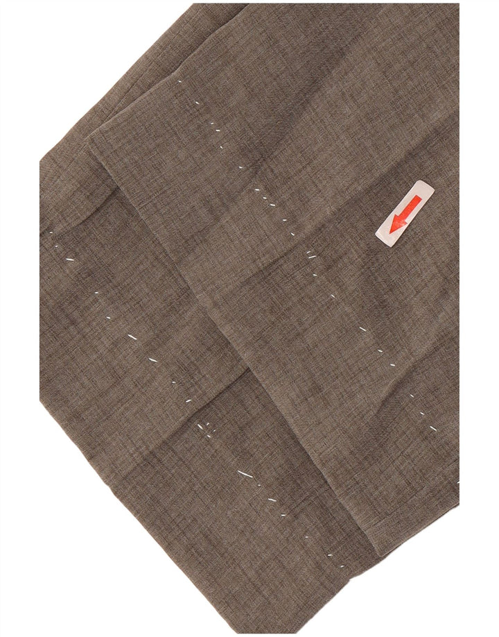 Pantaloni da abito dritti da uomo Marks & Spencer W34 L27 poliestere grigio