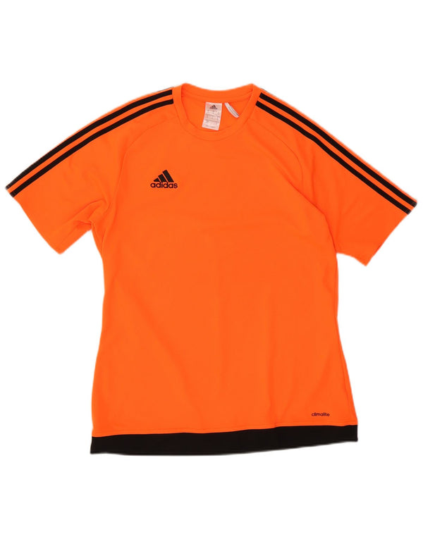 Maglietta Adidas Climalite da uomo, colore arancione medio