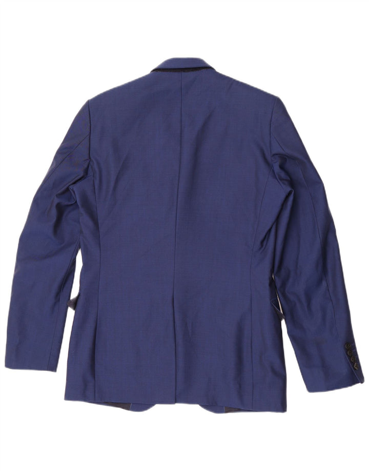 Giacca blazer da uomo a 1 bottone Reiss UK 36 piccola blu navy
