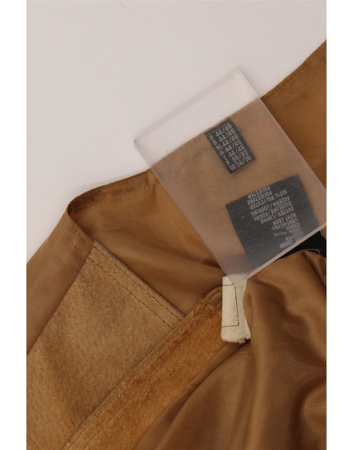 Gilet Uomo Camoscio VINTAGE IT 44 XS Pelle Marrone
