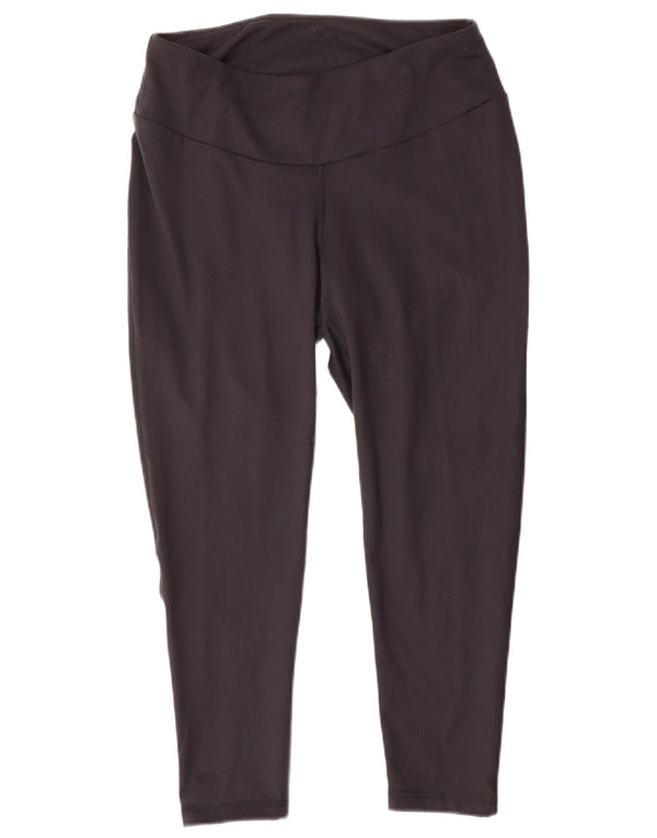 Leggings Adidas Aeroready Crop da donna UK 20/22 XL Nero