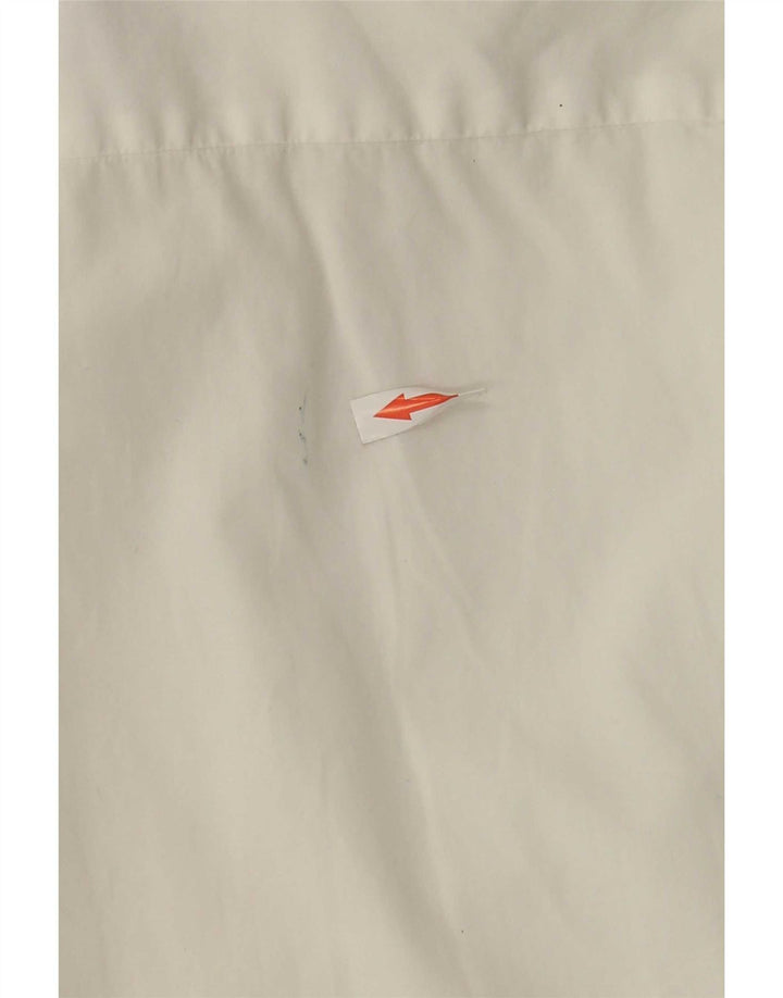 Camicia a maniche corte da uomo Lacoste taglia 42 grande cotone bianco