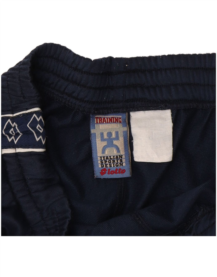 Pantaloni da tuta grafici da uomo Lotto Large blu navy